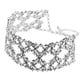 thumbnail image 2 of Collar De Gargantilla De Aleación De Diamantes De Imitación Multicapa Elegante Decoración Argenta, 2 of 3