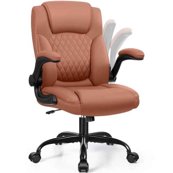Silla de oficina Brick Attic de cuero PU giratoria y ajustable