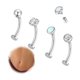 thumbnail image 1 of Aros de ombligo Gnbaoya de titanio 10 mm (pack de 4), 1 of 6