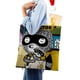 thumbnail image 4 of Carl the Collector Bolso de tela con estampado de lienzo para mujer, bolsa de compras reutilizable y estética, con cremallera interior, regalo para mujer,40*45cm., 4 of 6
