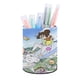 thumbnail image 1 of Shin-chan-theme Cylinder Pen Holder Pencil Organizer with Flannel Lining PVC Leather Material Cardboard Base for study work 10*8CM, 1 of 6
