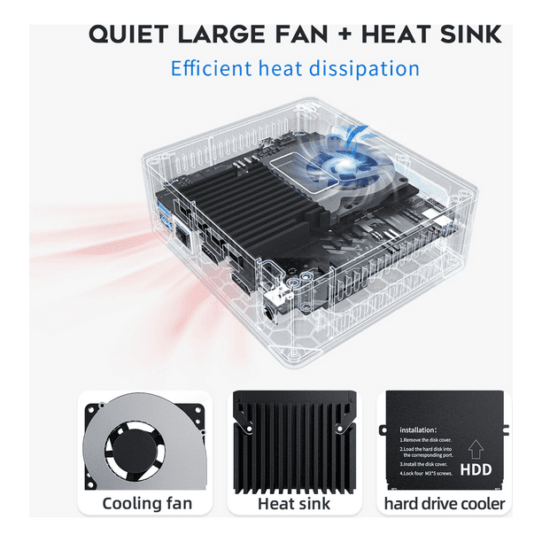 Mini Pc Beelink Mini S 8gb 256gb Win 11 Intel Celeron N5095 | Lider