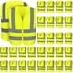 thumbnail image 1 of Chaleco Reflectante Relaxweex Amarillo 20 Unid Cintas Anchas, 1 of 3