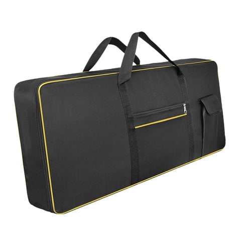 Bothyi - Bolsa Para Teclado De 61 Teclas, Funda Acolchada Para Piano Eléctrico, Para Concierto, Actuación Escolar, Color Amarillo