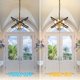 thumbnail image 5 of Candelabro WJShome de 4 luces negro y dorado 150 cm, 5 of 9