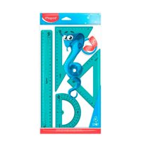 Set De Reglas Geometria Flexible 30 Cm Maped