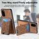 thumbnail image 5 of Funda Billetera con Soporte para Samsung Galaxy S20 Protector Delgado Marrón, 5 of 6