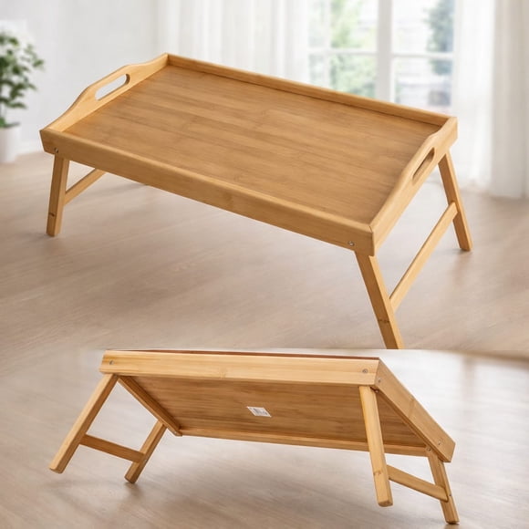 Mesa Plegable de Desayuno Bambu