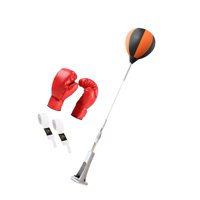 Magideal - Reacción De Boxeo Reflexión Bola Equipo De Entrenamiento Altura Ajustable Para Niños Adultos Boxeo De Boxeo Para Ejercicio De Acondicionamiento Físico Estilo A
