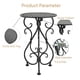 thumbnail image 4 of Soporte para plantas NAKUPE de metal de 17 cm de alto para macetas de 1 a 28 cm, color negro, 4 of 8