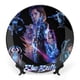 thumbnail image 1 of Escarabajo azul Plato decorativo de porcelana fina (bone china), plato decorativo de cerámica para hogar, oficina, soporte de pared, platos decorativos para dormitorio - 6 pulgadas (15 cm), 1 of 6