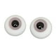 thumbnail image 2 of Ojos de ojos redondos de muñeca de 6 mm. Ojos de vidrio redondos para hacer muñecas DIY. Gris ahumado, 2 of 2