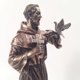 thumbnail image 3 of Figura WU San Francisco de Asís 12 cm Acabado en Bronce y Peltre, 3 of 7