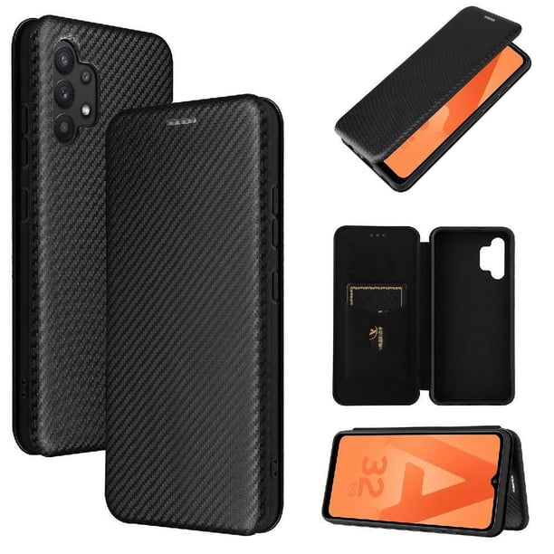 Funda Flip para FOXDOCK Samsung Galaxy A32 4G - Funda magnética de negocios, funda protectora delgada