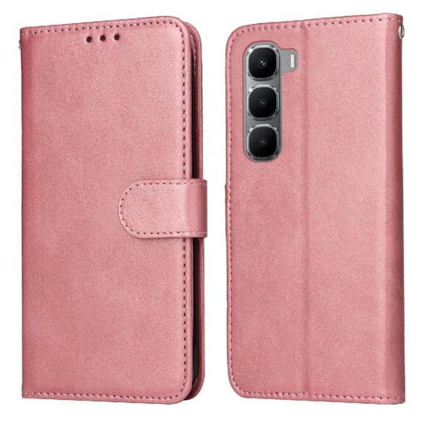 Funda Billetera para Infinix Hot 60 4G con Porta Tarjetas y Soporte Ajustable Rosa