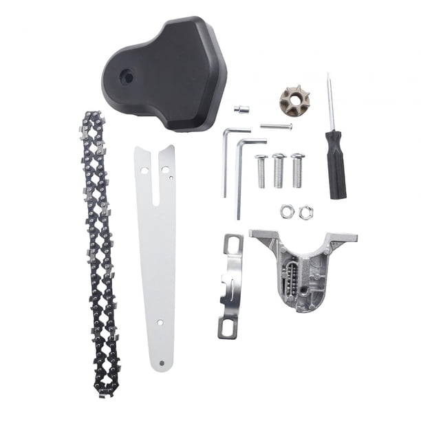 Juego de transferencia de motosierra eléctrica, accesorios de modificación de conversión a amoladora , cabezal de transferencia de motosierra 6 pulgadas