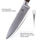 thumbnail image 3 of Cuchillo de Chef SAMCOOK de 20 cm con hoja de Damasco y mango de Pakkawood, 3 of 8