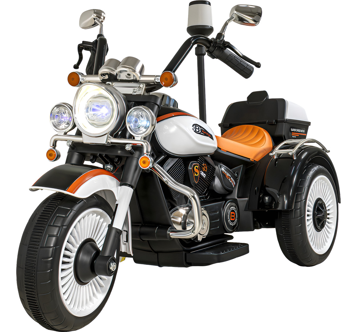 Little Monkey - Moto Electrica 12V Niños Bluetooth Usb 3 Ruedas