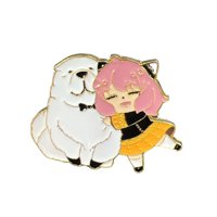 Genérico - Pins Spy X Family Broche Metálico 4Cm Anya 1