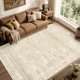thumbnail image 2 of Alfombra de Área LòutiRoot Home 122 x 183 cm Beige Vintage Lavable, 2 of 8