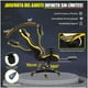 thumbnail image 3 of Silla Gamer Premium ES900 Reclinable 180° Reposabrazos 2D - Amarillo, 3 of 8