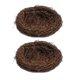 thumbnail image 4 of 2 piezas 12 cm hecho a mano Vine Bird Nest Nest House Nature Craft Holiday Decoration, 4 of 5