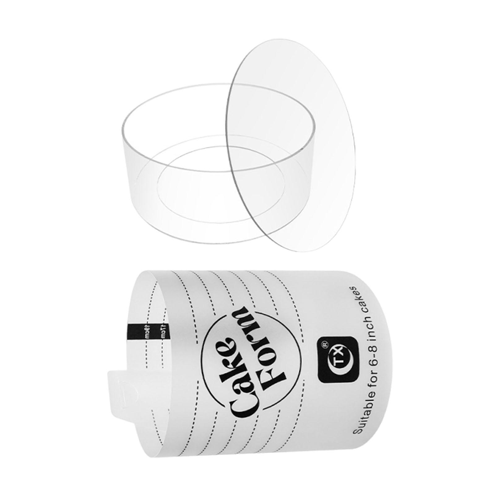 Bothyi - Molde Acrílico Para Tartas, Práctico Y Fácil De Usar, Herramienta Multifuncional Para Hacer Tartas.