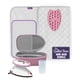 thumbnail image 1 of Mini plancha de vapor The Quilted Bear, ligera, con estuche, rosa, 1 of 8