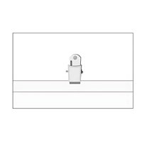 Hand - Pack 50 Credenciales 90X55Mm Apretador Y Alfiler - Ps