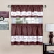 thumbnail image 1 of Juego de cortinas para ventana ACHIM Tier and Valance Live Love Laugh, 1 of 6