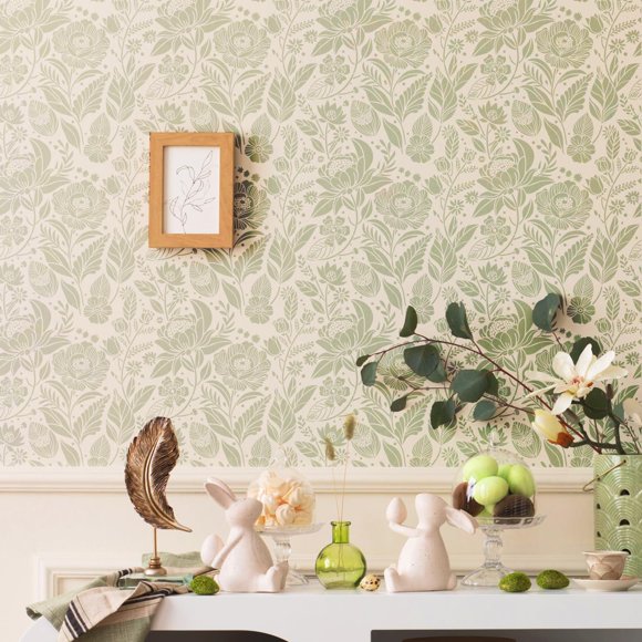 Plantilla G GSS Designs 41 cm Floral reutilizable de PET