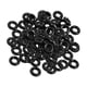 thumbnail image 3 of 100x Silicona O Anillos Tapones DIY Encanto Cuentas Para Collar Diadema Ropa Negro, 3 of 5