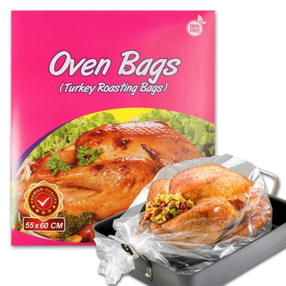 Bolsas de horno OOFLAYE para pavo, tamaño grande, 10 unidades, resistentes al calor
