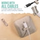 thumbnail image 4 of Cable Wrangler Organizer Smartish, soporte magnético para cables, color beige, 4 of 9
