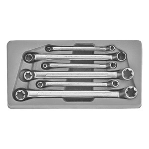 Genérico - Juego De Llaves Corona Torx Acodada E6-E24 (5065), Force