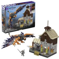 Set De Juguetes De Construcción Mega The Witcher Geralt'S Griffin Hunt 1170