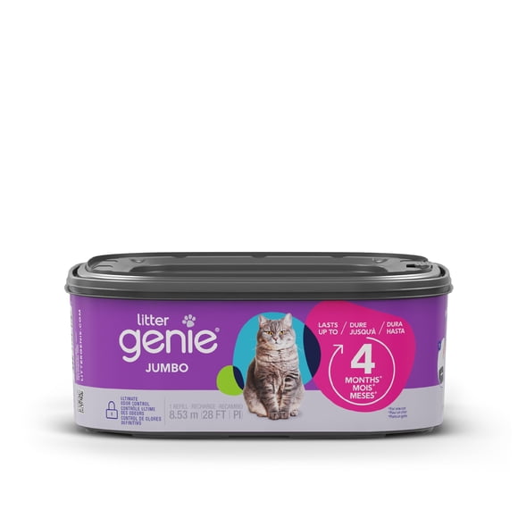 Bolsas de recarga Litter Genie Jumbo, paquete de 1 para arena para gatos