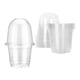 thumbnail image 3 of Maceta transparente para vivero con tapas para humedad, tazas para plantar, bandejas de inicio reutilizables ventiladas para jardinería, duraderas, 10 en la cima, 3 of 5