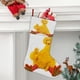 thumbnail image 2 of Big Bird Tema: Calcetines de Navidad, fino lino blanco para colgar en escaleras y chimenea, decoración navideña para el hogar, regalo de Navidad. 45cm × 32cm, 2 of 5