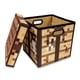 thumbnail image 4 of Juego de cubos de almacenamiento Toynk de tela Minecraft de 33 cm con tapa, 4 unidades, 4 of 5