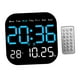 thumbnail image 3 of Reloj Despertador Digital Reloj De Mesa Configuración De Alarma Dual Para El Hogar Dormitorio Mesita De Noche Azul, 3 of 3