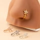 thumbnail image 2 of Stylish and Comfortable Copper Nose Clip - No Piercing Nose Ring for Women - U-Shape Nose Jewelry Decor, 2 of 4