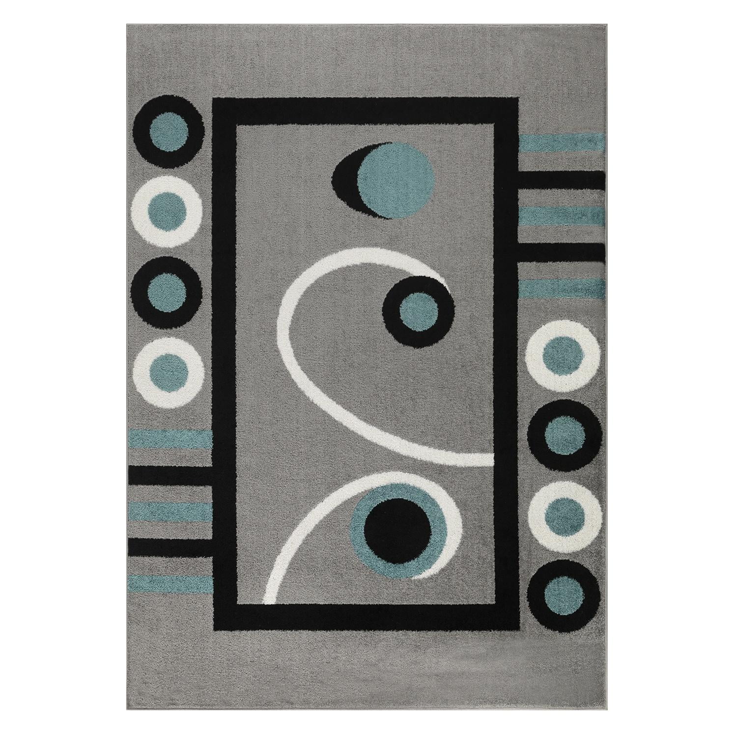 Modalfo - Alfombra Florida Azul 120 X 180 Cm