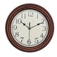thumbnail image 2 of Reloj De Pared Redondo De Estilo Antiguo, Decoraciones Para Dormitorio De Baño, Relojes Colgantes De 12 Pulgadas, Café Aureate, 2 of 5