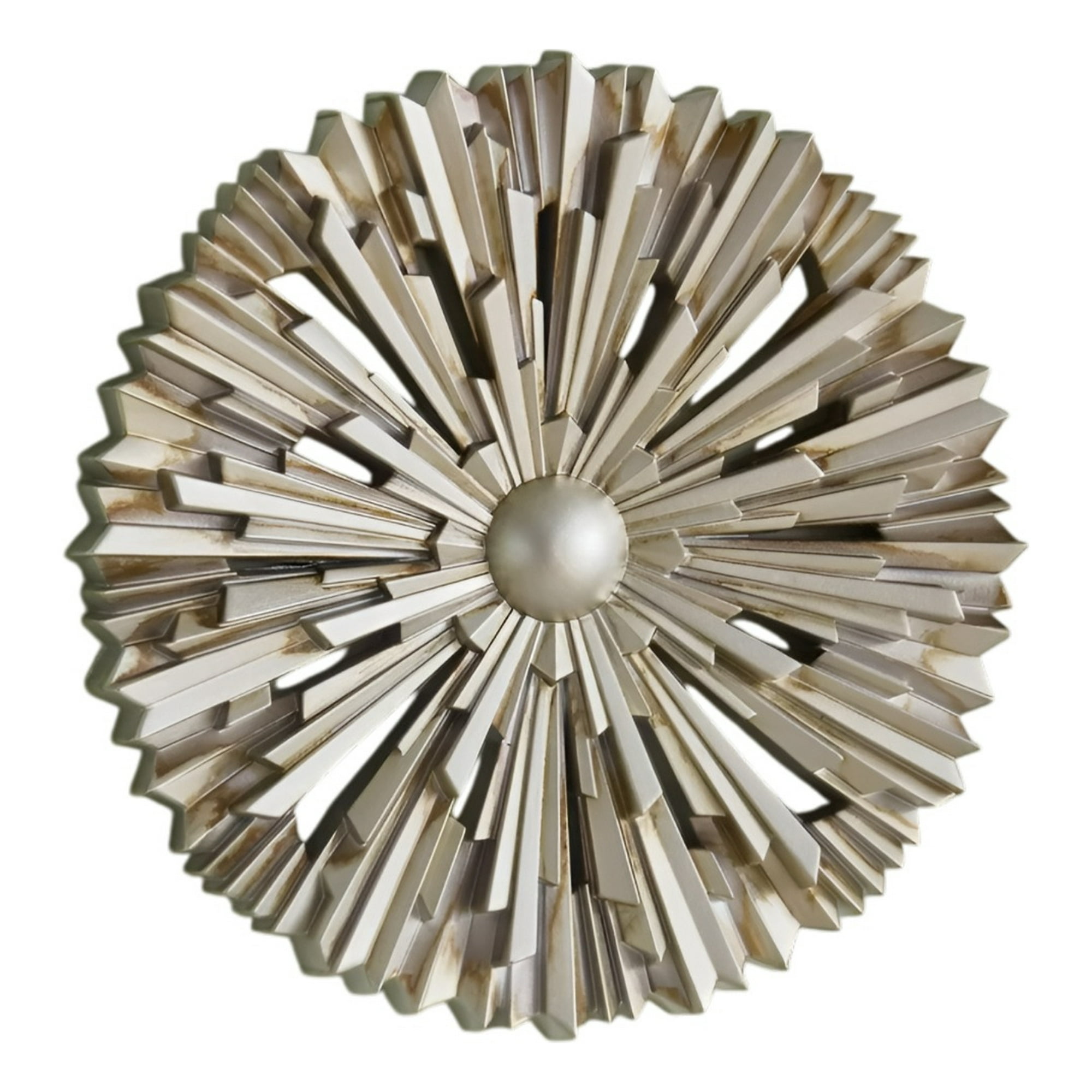 Genérico - Figura Decorativa Redonda Pared Escultura Mural 3d Jhn