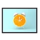 thumbnail image 1 of Cuadro Reloj Minimal con Marco Negro 50x40 CM, 1 of 1