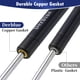thumbnail image 4 of Resortes de gas DerBlue, 4 unidades, 25 lb, soportes elevables para gabinete de 10", 4 of 7