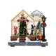thumbnail image 4 of Invernadero navideño iluminado, casa navideña con luces LED, accesorios para fotos, escenas navideñas, casas de pueblo para salas de estar y festivale, 4 of 5