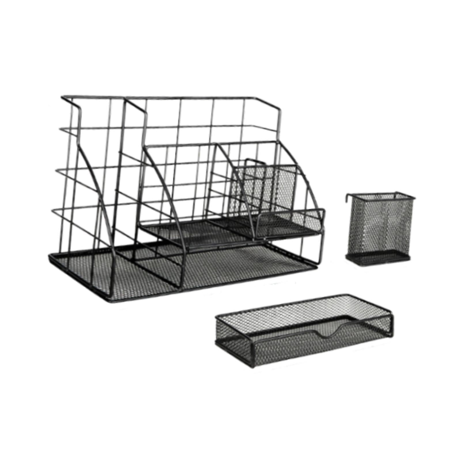 Ioensy - Organizador De Archivos De Escritorio Organizador De Suministros De Oficina Para El Hogar Para El Hogar De Negocios