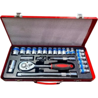 Genérico - Kit Juego De Dados Hexagonales Cuadrante 1/2 Pulgada 24 Pcs